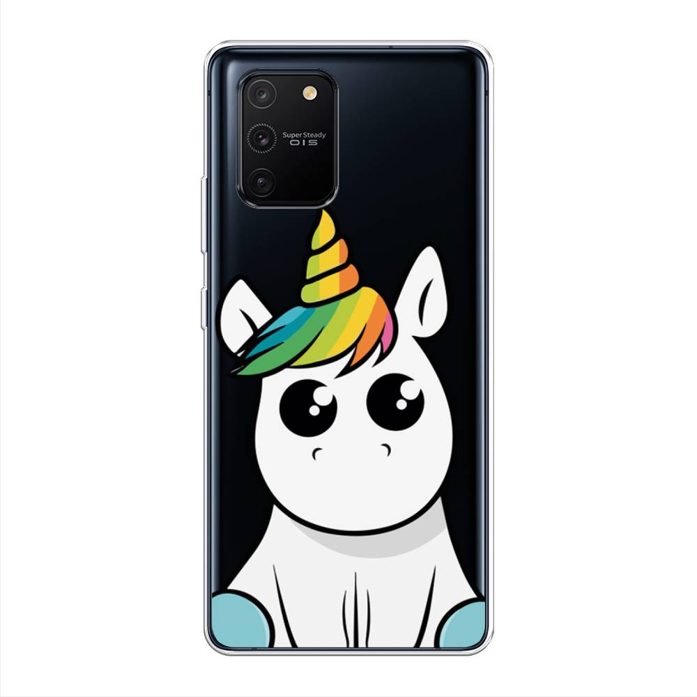 

Силиконовый чехол "Глазастый единорог" на Samsung Galaxy A91, Глазастый единорог