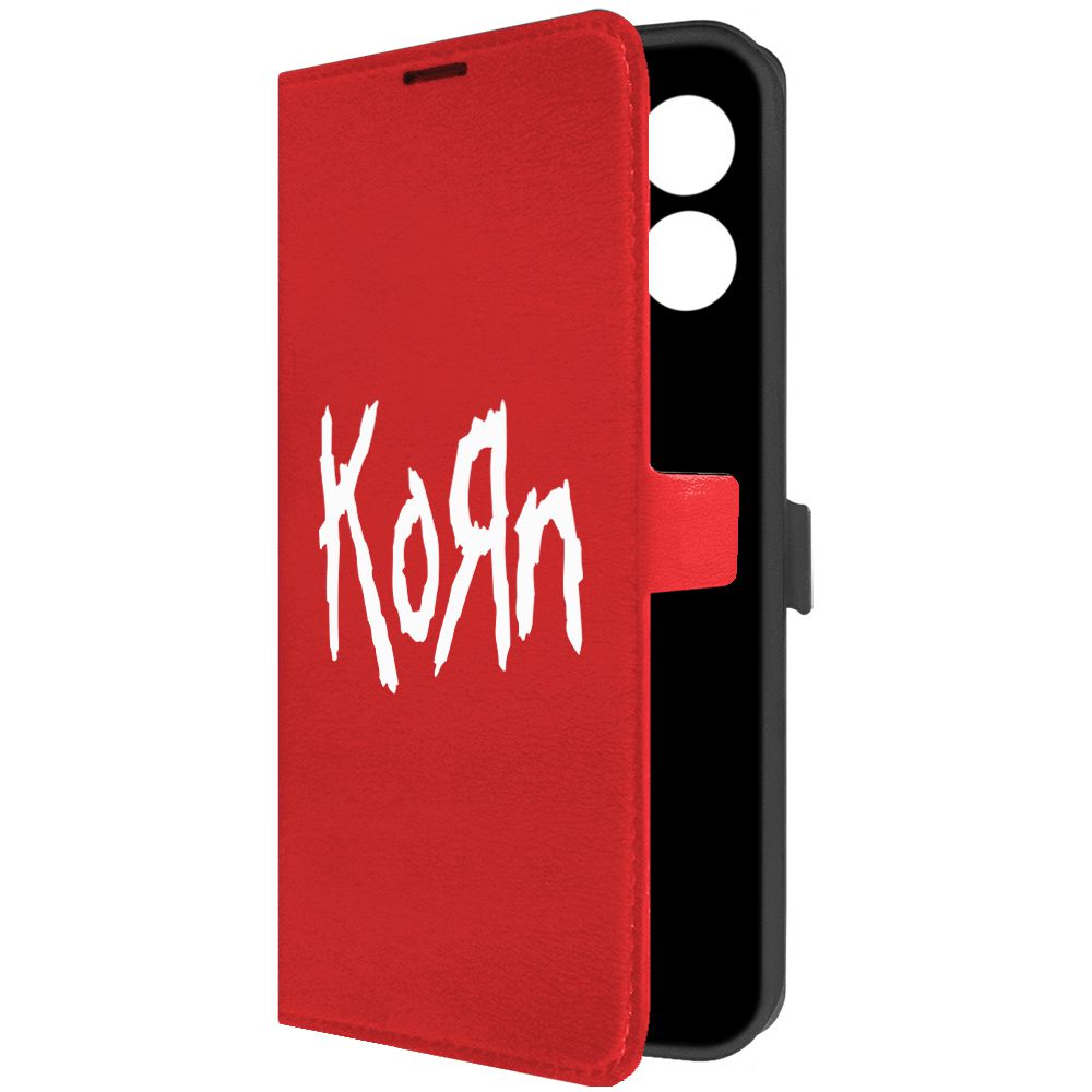 

Чехол-книжка Krutoff Eco Book для INFINIX Hot 30 Korn (Корн) (красный)