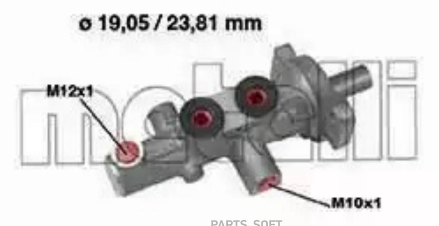 

Главный Тормозной Цилиндр Metelli арт. 050621