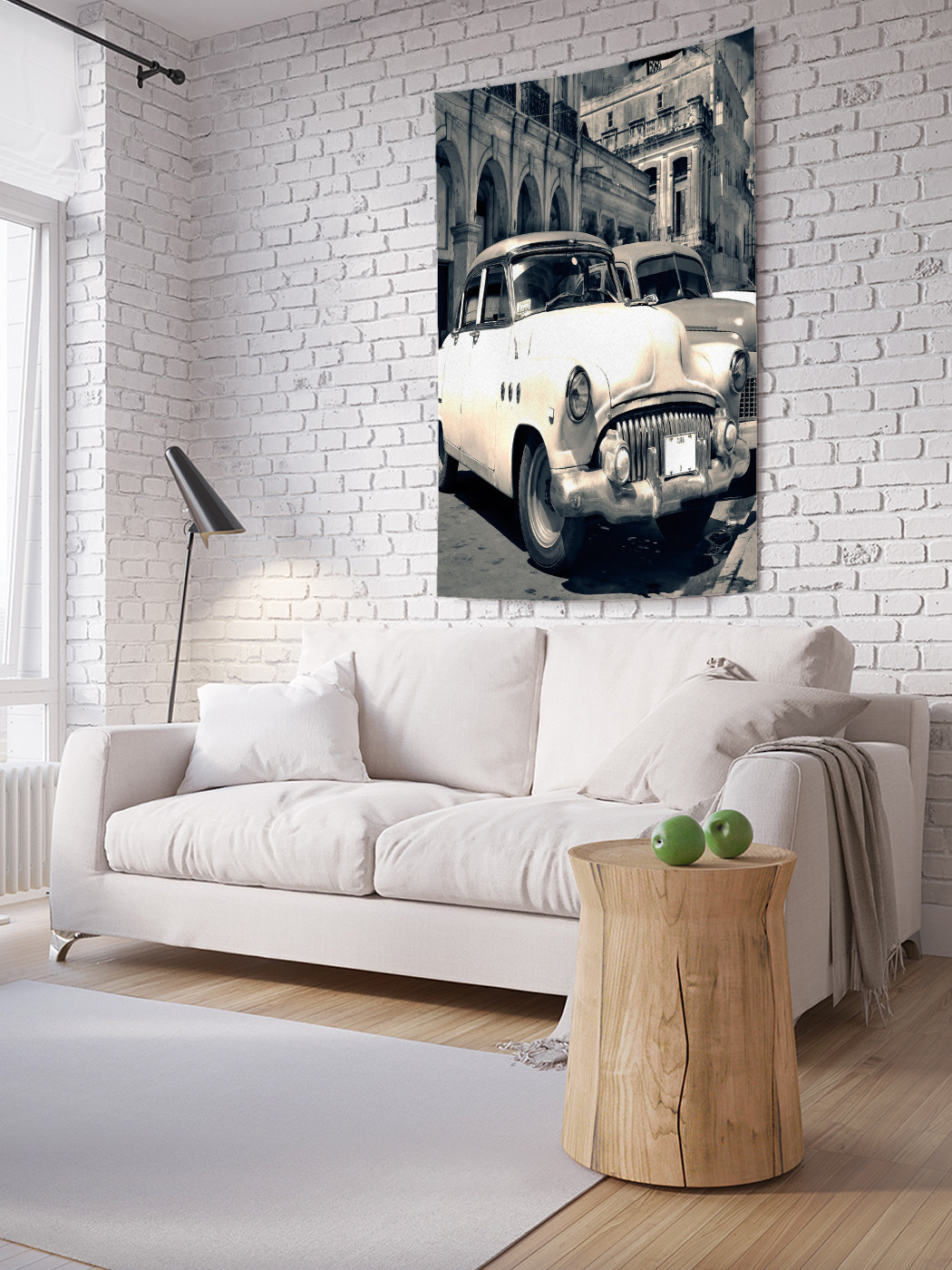 

Вертикальное фотопанно на стену JoyArty Автопарк 100x150 см, Автопарк