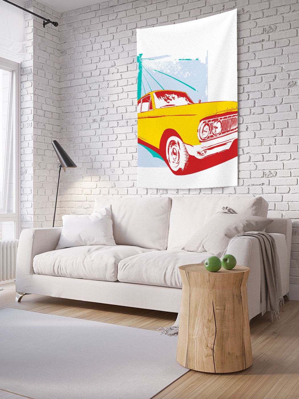 

Вертикальное фотопанно на стену JoyArty Такси на мосту 100x150 см, Такси на мосту