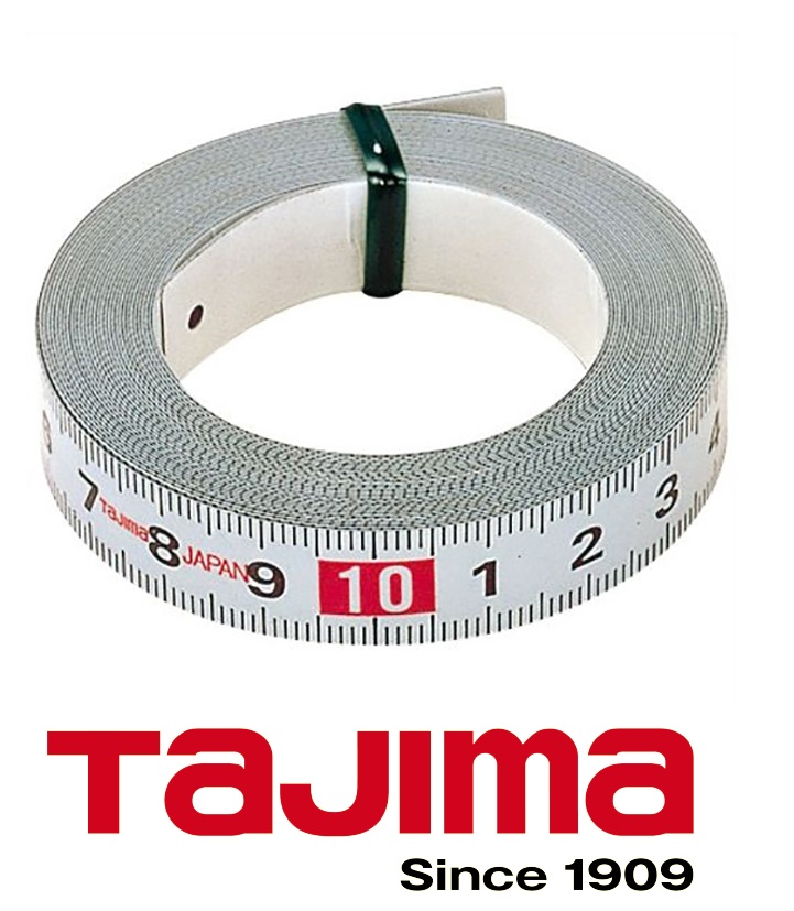 Самоклеящаяся стальная мерная лента TAJIMA Pit Measure L=1м 13мм (PIT10MWL001-1)