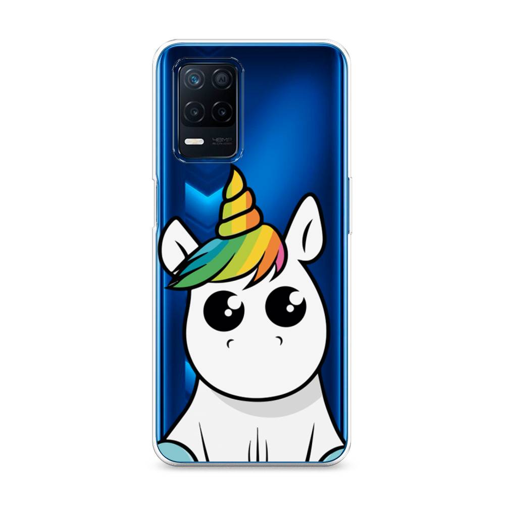 

Силиконовый чехол "Глазастый единорог" на Realme Narzo 30 5G, Глазастый единорог