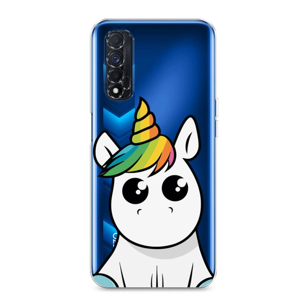 

Силиконовый чехол "Глазастый единорог" на Realme Narzo 30 4G, Глазастый единорог