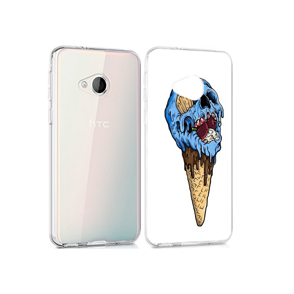 

Чехол MyPads Tocco для HTC U Play мороженное череп, Прозрачный, Tocco
