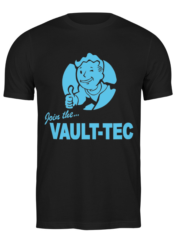 

Футболка мужская Printio Fallout vault-tec черная 3XL, Черный, Fallout vault-tec