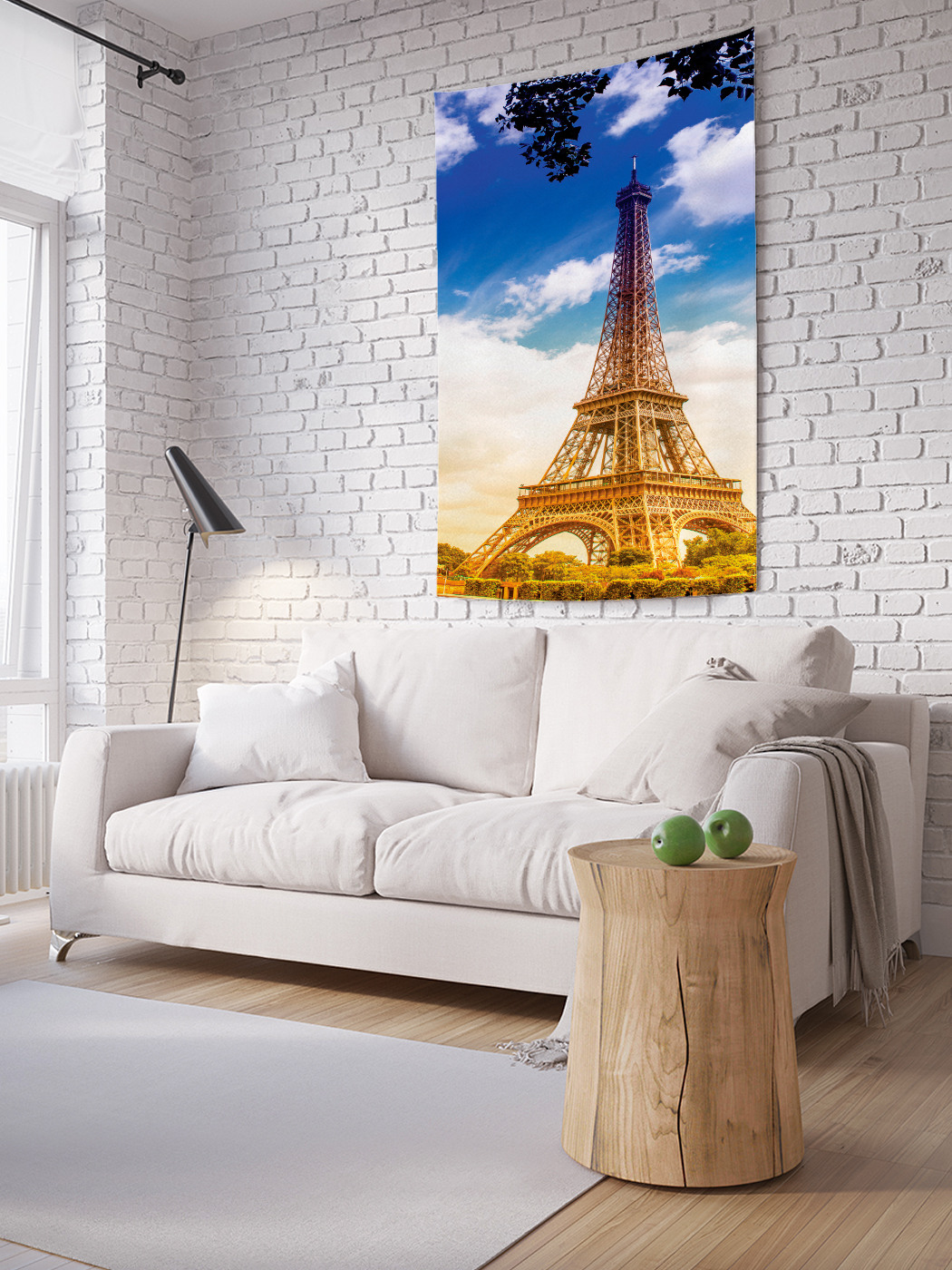 

Вертикальное фотопанно на стену JoyArty Франция согревает 100x150 см, Франция согревает