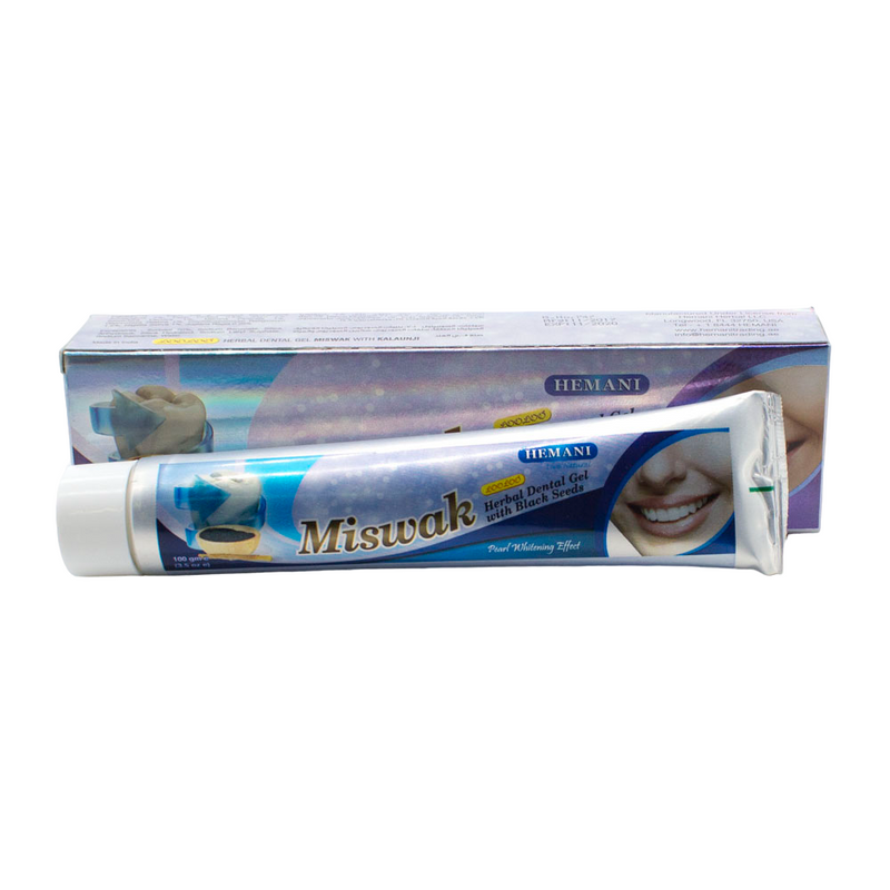 

Зубная паста Miswak Hemani с чёрным тмином 100 г