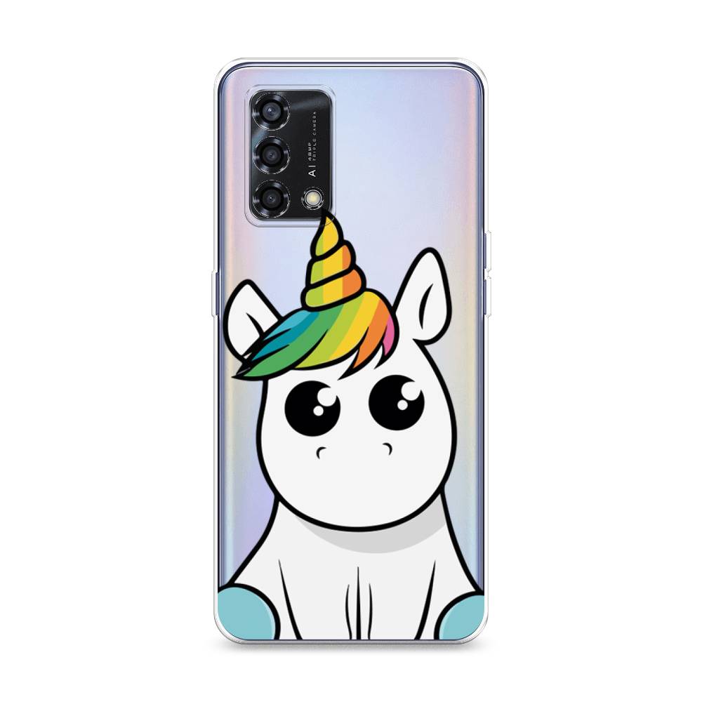 

Силиконовый чехол "Глазастый единорог" на Oppo Reno 6 Lite, Глазастый единорог
