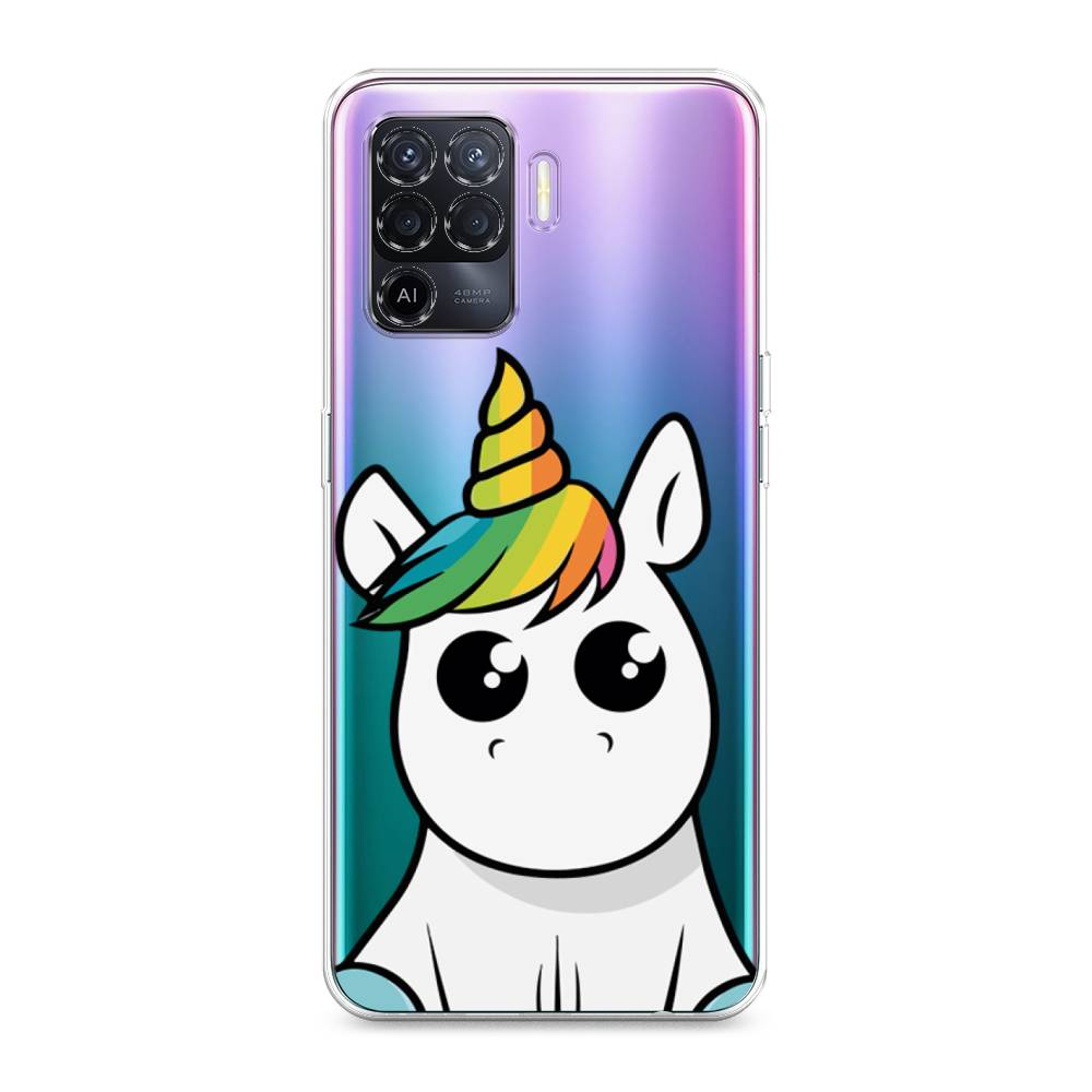 

Силиконовый чехол "Глазастый единорог" на Oppo Reno 5 Lite, Глазастый единорог