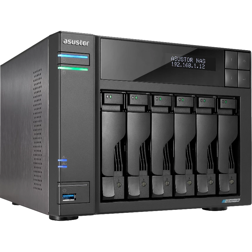 

Сетевое хранилище данных ASUSTOR AS6706T черный (90IX01N1-BW3S60), AS6706T