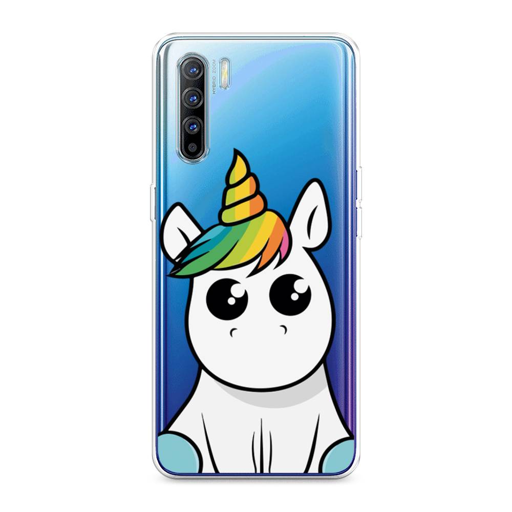 

Силиконовый чехол "Глазастый единорог" на Oppo Reno 3, Глазастый единорог