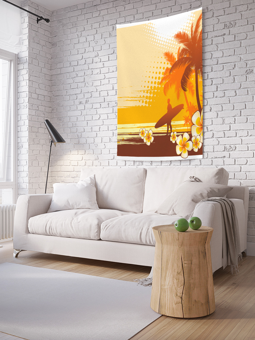 

Вертикальное фотопанно на стену JoyArty Гавайский серфингист 100x150 см, Гавайский серфингист