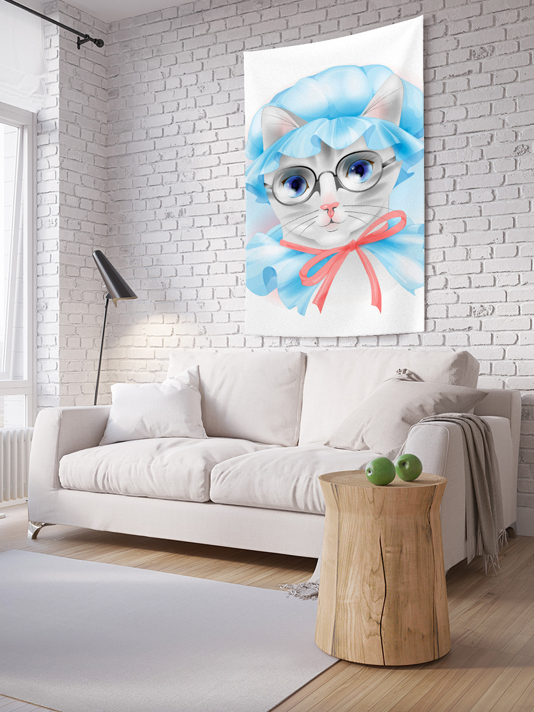 

Вертикальное фотопанно на стену JoyArty Бабушка кошка 100x150 см, Бабушка кошка