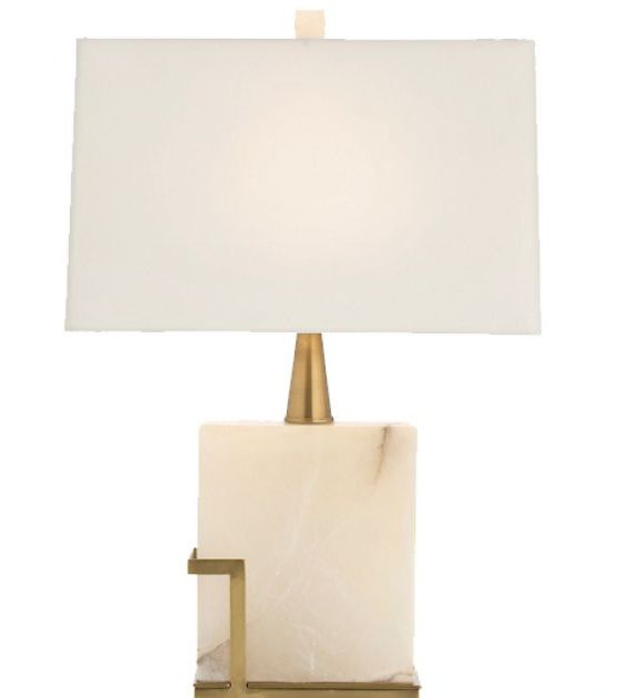 фото Настольная лампа art-deco white marble lamp от imperiumloft