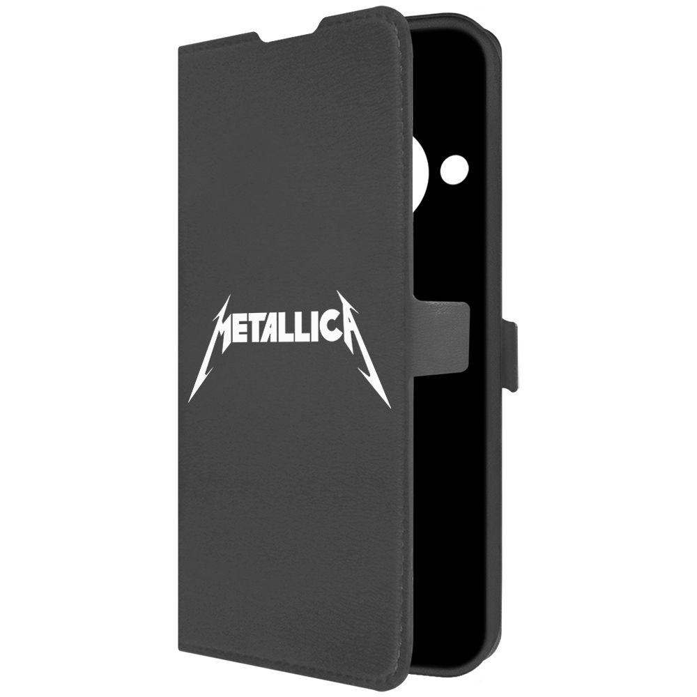 

Чехол-книжка Krutoff Eco Book для Honor X9a Metallica черный