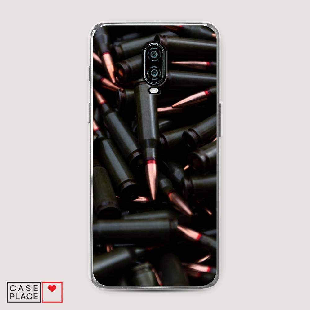 

Чехол Awog на Oneplus 6T / ВанПлас 6T "Пули черные", Черный;коричневый, 150650-5
