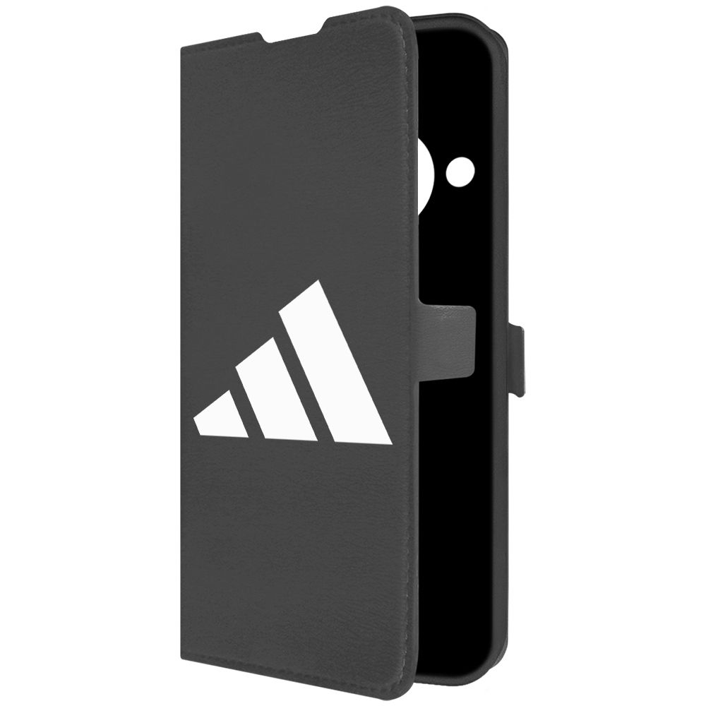 

Чехол-книжка Krutoff Eco Book для Honor X9a Adidas черный