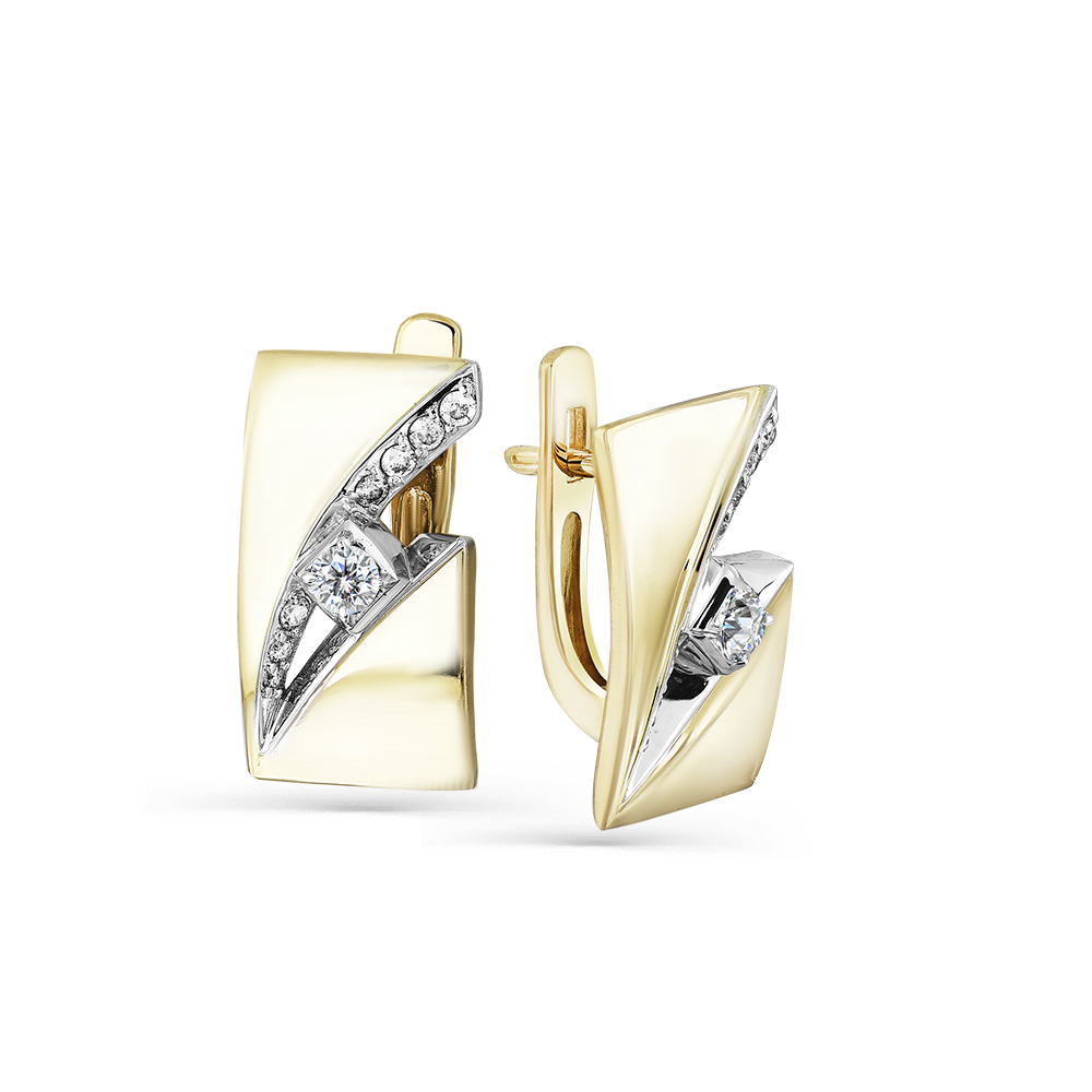 

Серьги из белого золота/желтого золота с бриллиантом Master Brilliant 2-508133-00-00, 2-508133-00-00