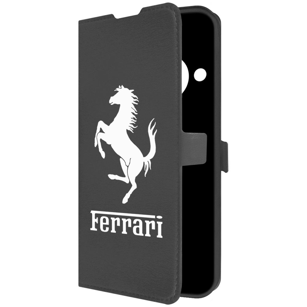 

Чехол-книжка Krutoff Eco Book для Honor X9a Ferrari черный