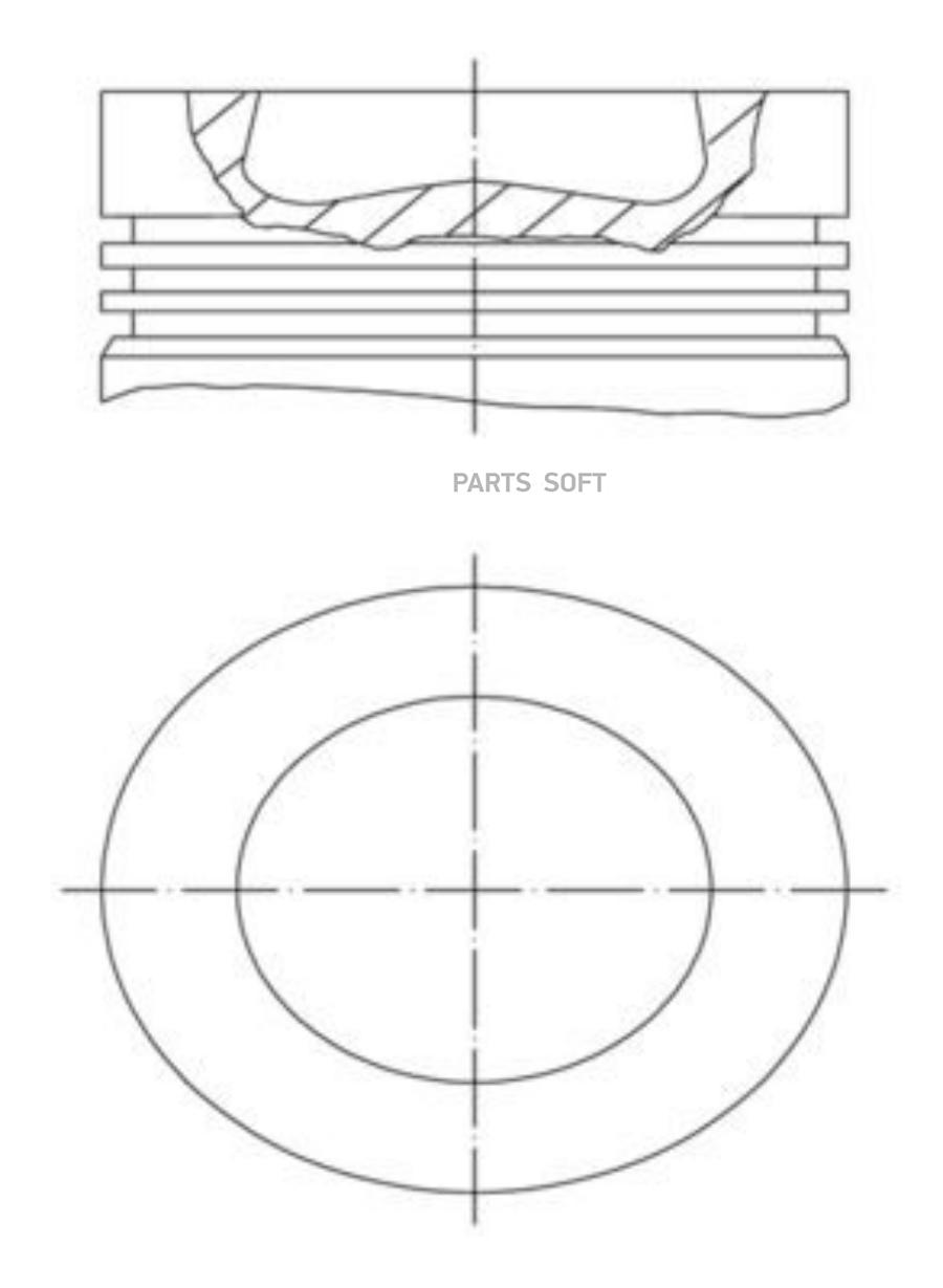 

Поршнекомплект Mahle/Knecht 028PI00139000