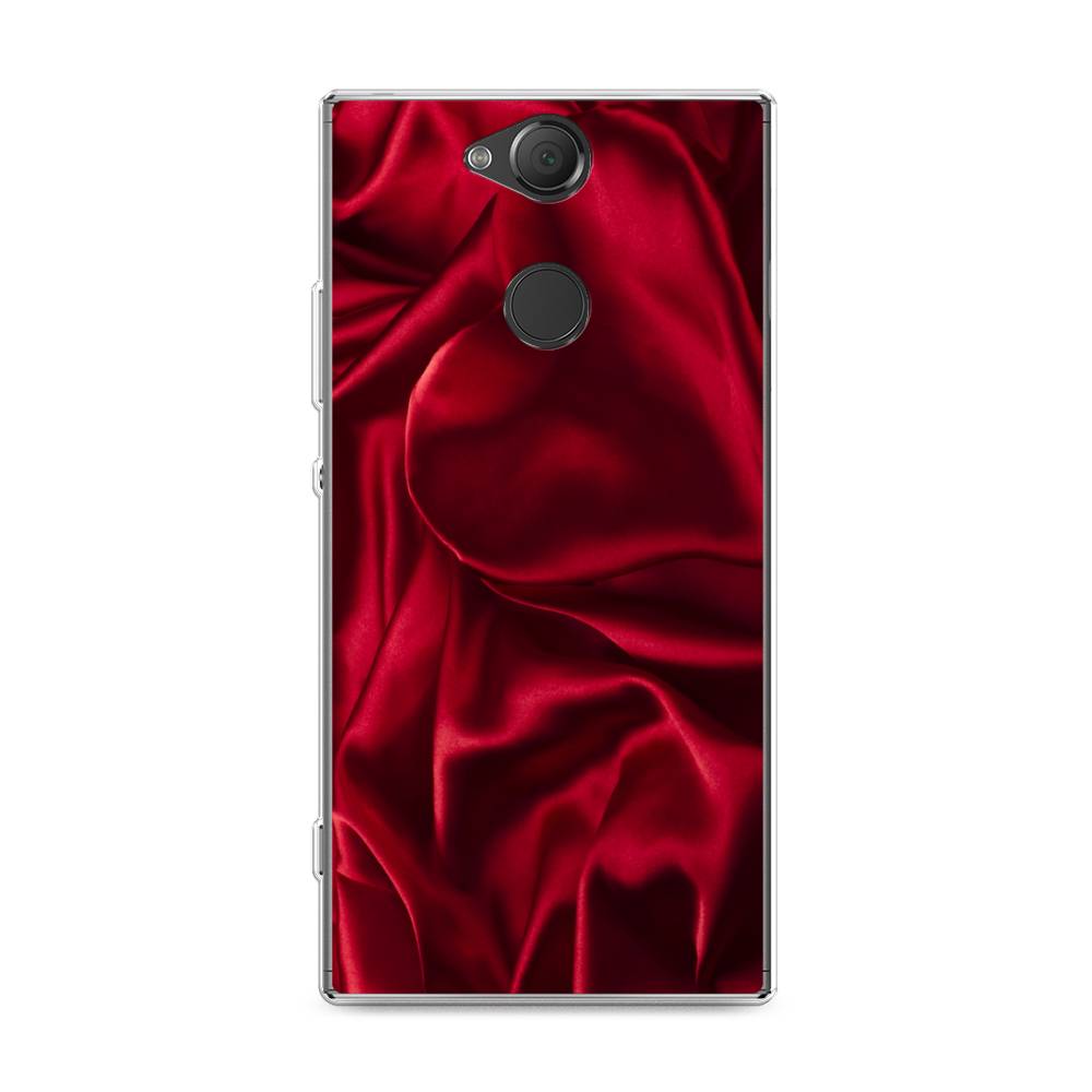 

Чехол Awog на Sony Xperia XA2 Plus "Текстура красный шелк", Разноцветный, 53550-3