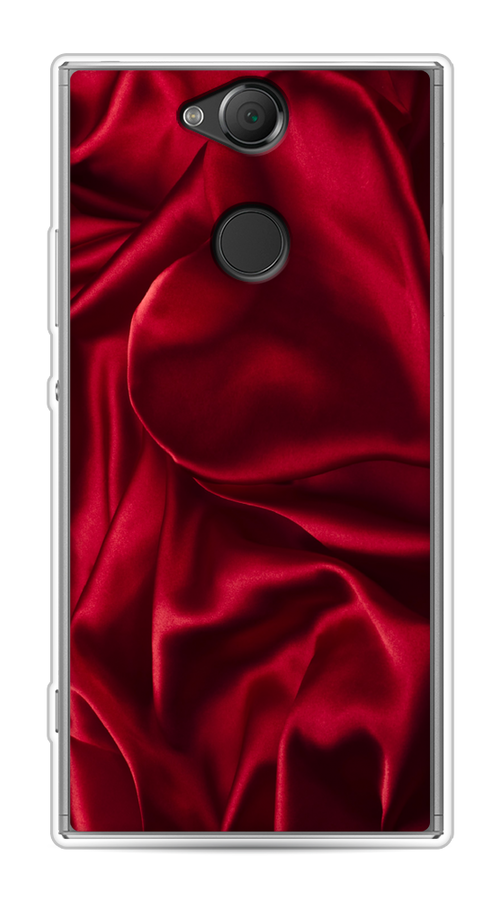 

Чехол Awog на Sony Xperia XA2 "Текстура красный шелк", Разноцветный, 53150-3