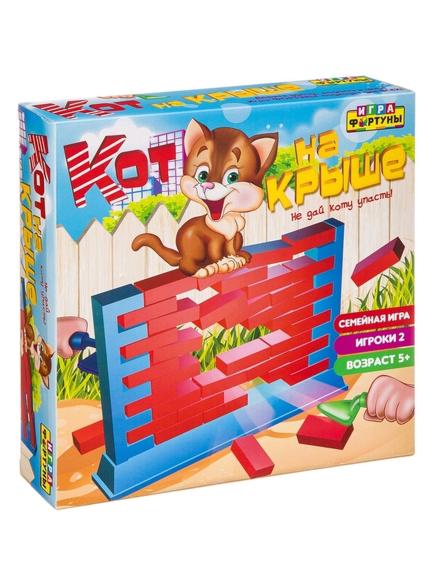 

Настольная семейная игра КОТ НА КРЫШЕ