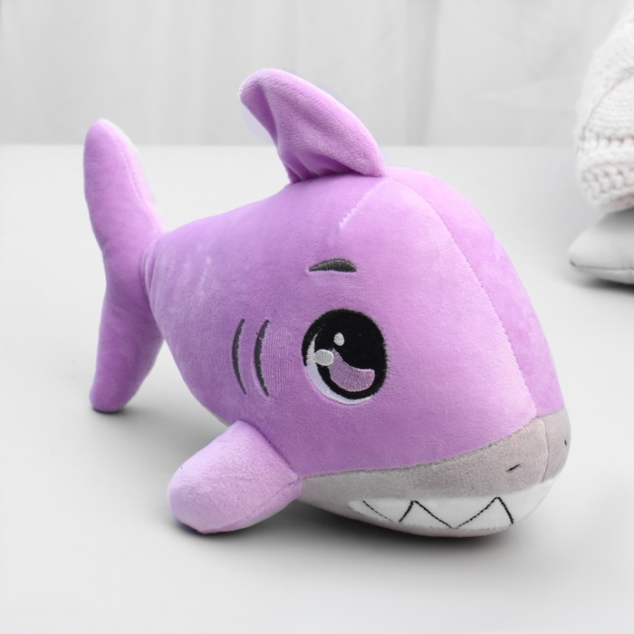 фото Мягкая игрушка "акула", цвет фиолетовый milo
