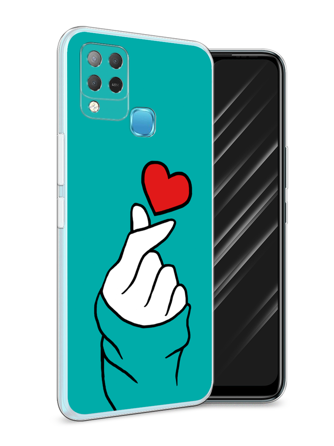

Чехол Awog на Infinix HOT 10S "Маленькое сердечко", Разноцветный, 3100250-7