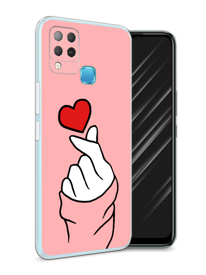 

Чехол Awog на Infinix HOT 10S "Милое сердечко", Разноцветный, 3100250-7