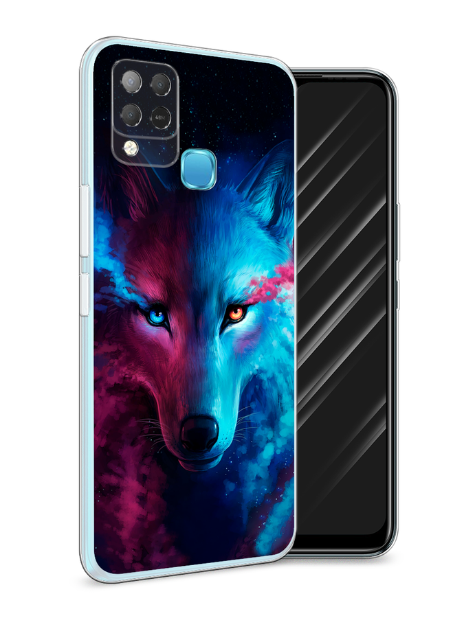 

Чехол Awog на Infinix HOT 10S "Волшебный волк", Разноцветный, 3100250-1