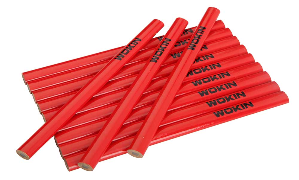 Строительный карандаш WOKIN 358812, 176 мм (упак 12 шт) 358812 строительный набор 21 элемент 6 х 6 см