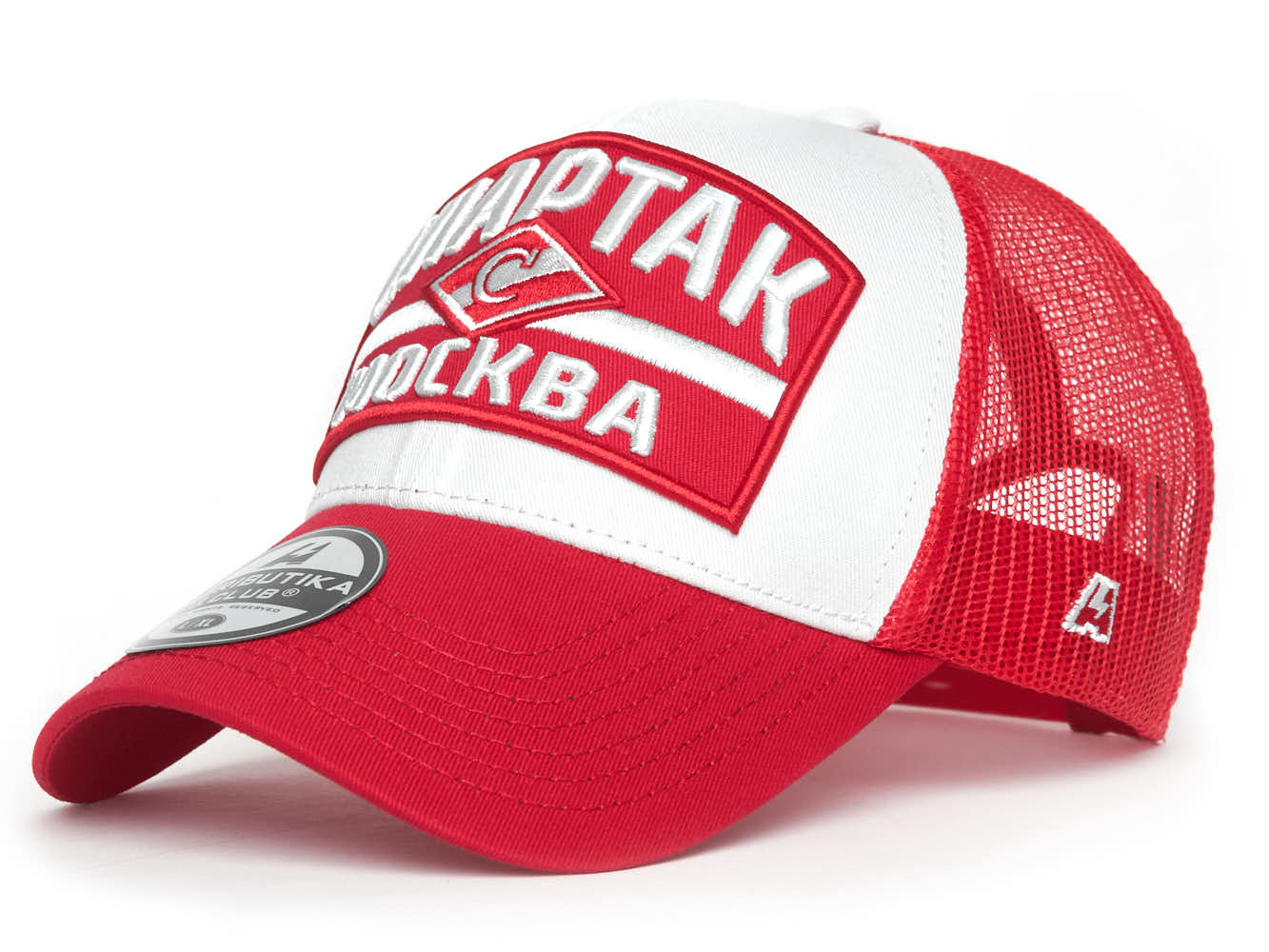 

Бейсболка Atributika&Club Спартак 109279 красная, р. 55-58, Красный, Спартак 109279