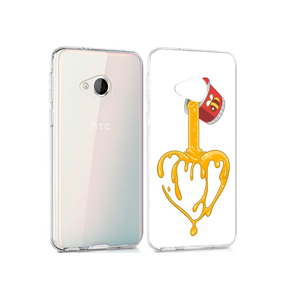 

Чехол MyPads Tocco для HTC U Play медовое сердце, Прозрачный, Tocco