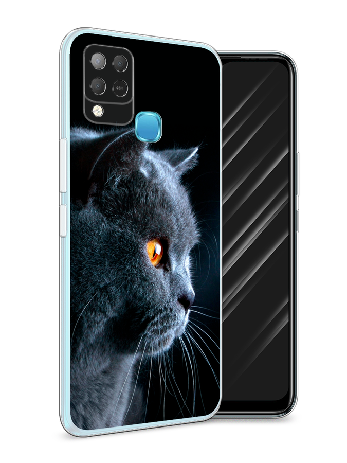 

Чехол Awog на Infinix HOT 10S "Благородный кот британец", Разноцветный, 3100250-2