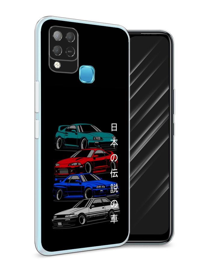 

Чехол Awog на Infinix HOT 10S "JDM Legend cars", Разноцветный, 3100250-5