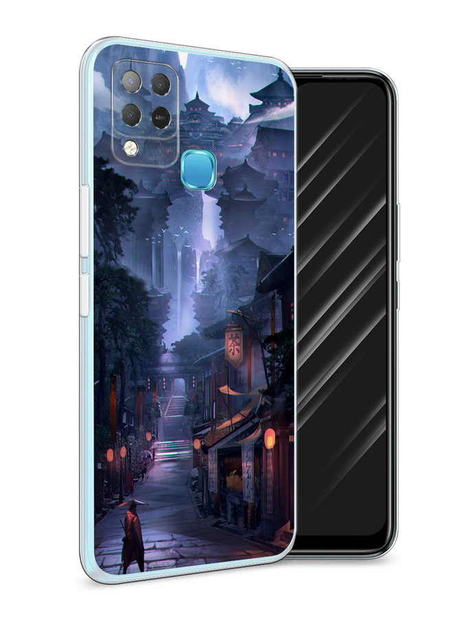 

Чехол Awog на Infinix HOT 10S "Одинокий самурай", Разноцветный, 3100250-10