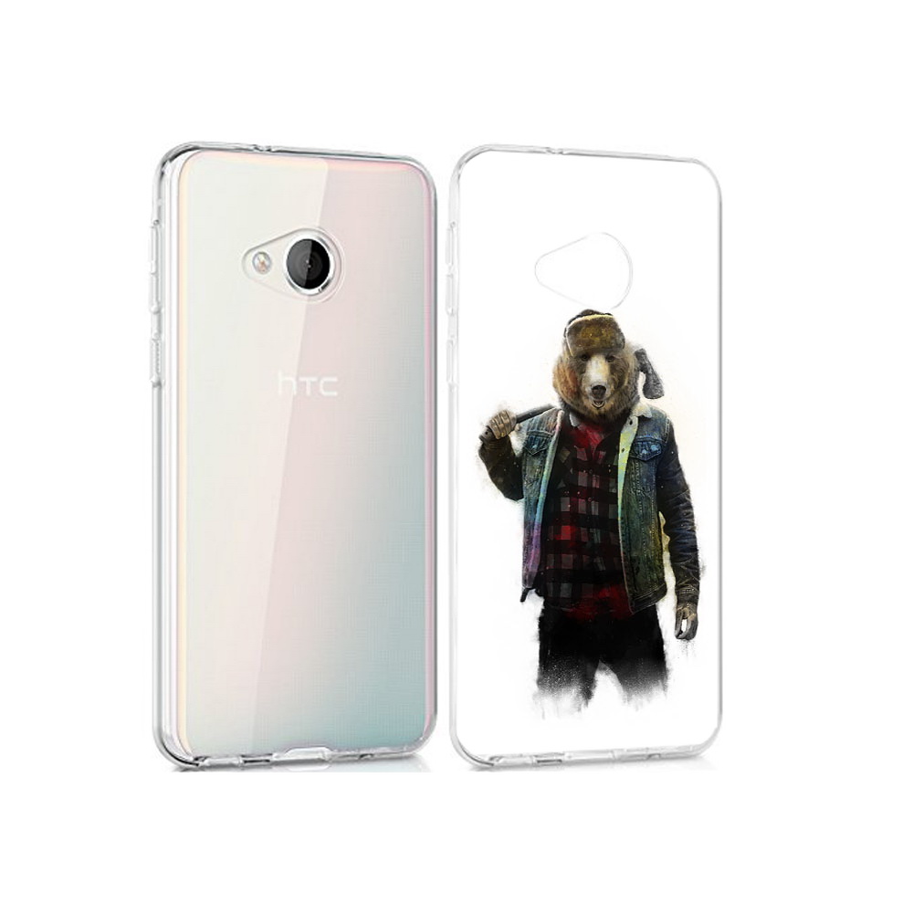

Чехол MyPads Tocco для HTC U Play медведь с топором, Прозрачный, Tocco