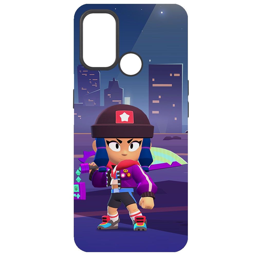 

Чехол-накладка Krutoff Софт Кейс Brawl Stars - Героиня Биби для Oppo A53 (2020) черный
