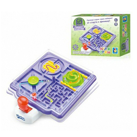 

1toy Игра игродром лабиринт 4 поля 1toy Т10821