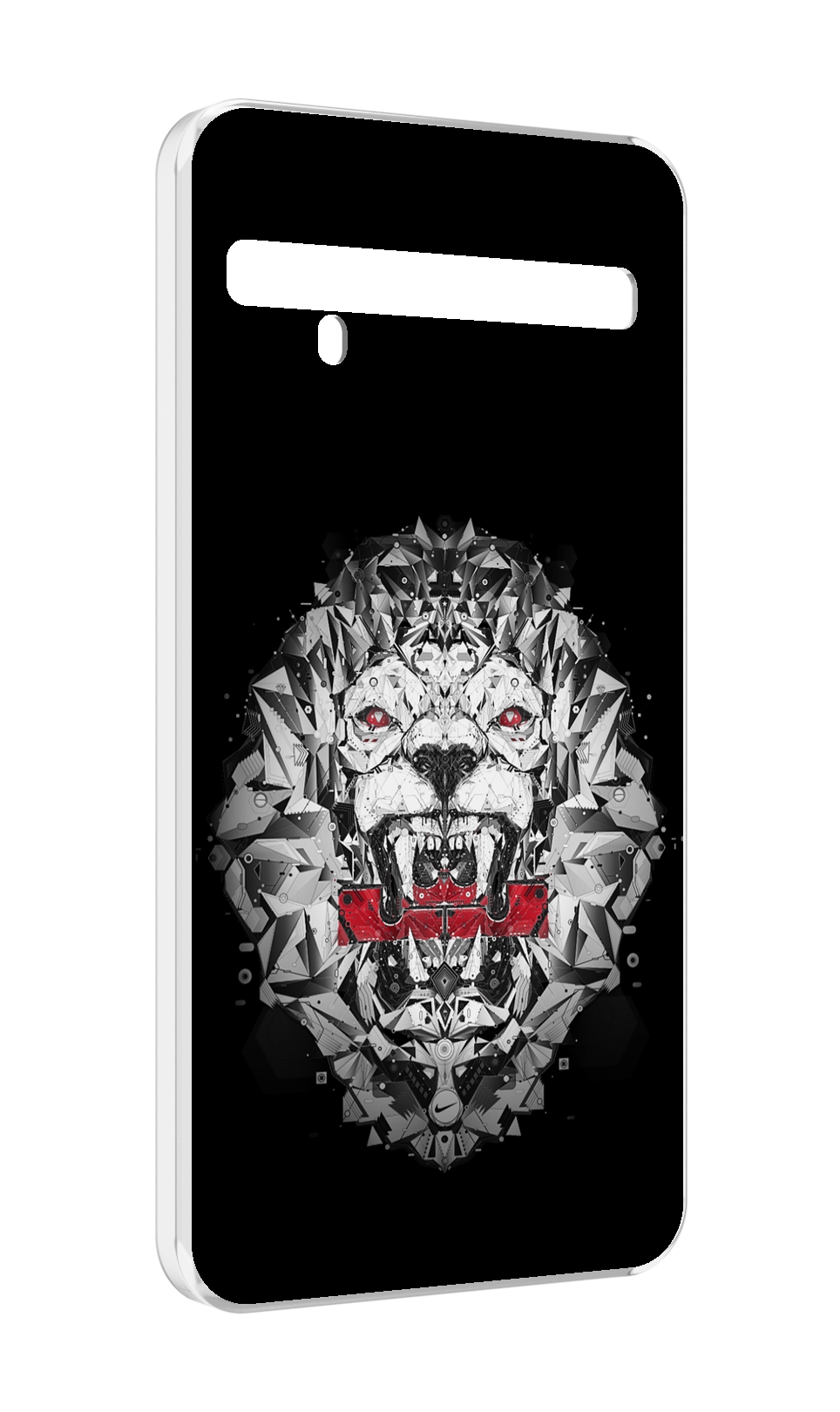 

Чехол MyPads тигр-с-гранями-черно-белый для TCL 10 Pro / TCL 10 + Plus, Прозрачный, Tocco
