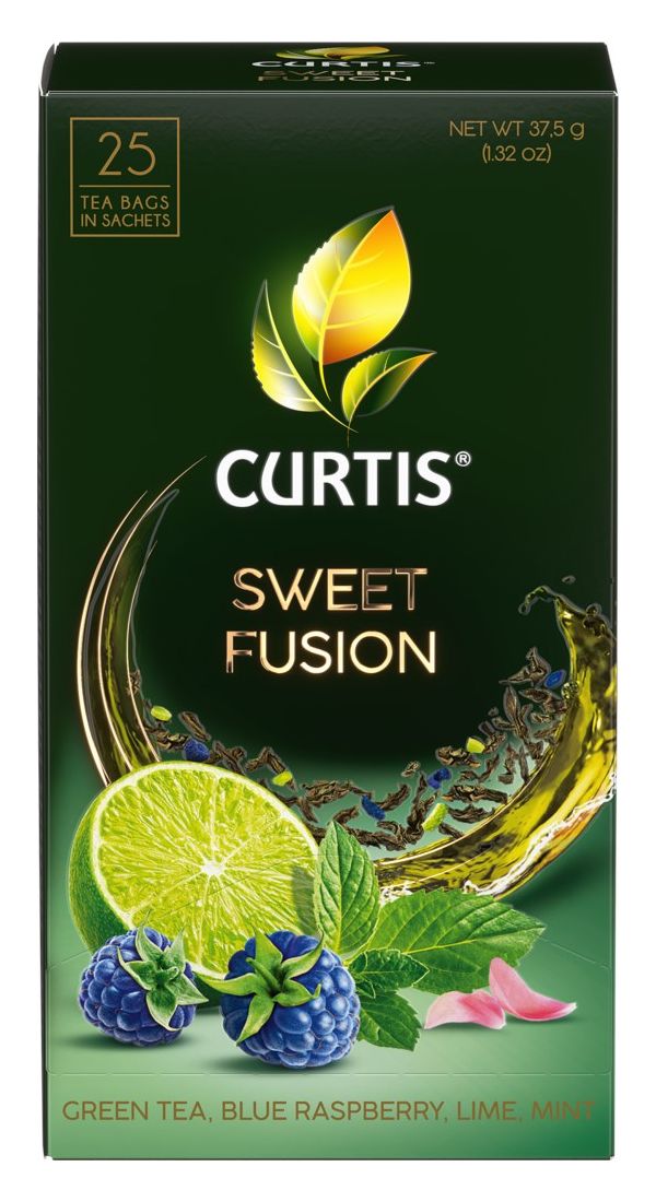 

Чай зеленый Curtis Sweet Fusion арома в пакетиках 1,5 г х 25 шт