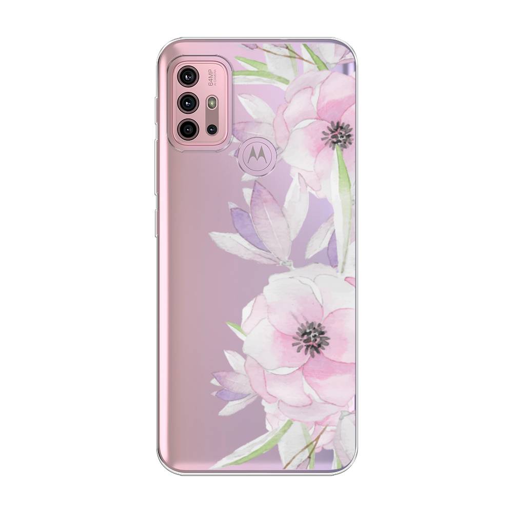 

Чехол Awog на Lenovo K13 Note/Motorola Moto G10/G20/G30 "Нежные анемоны", Разноцветный, 242350-8