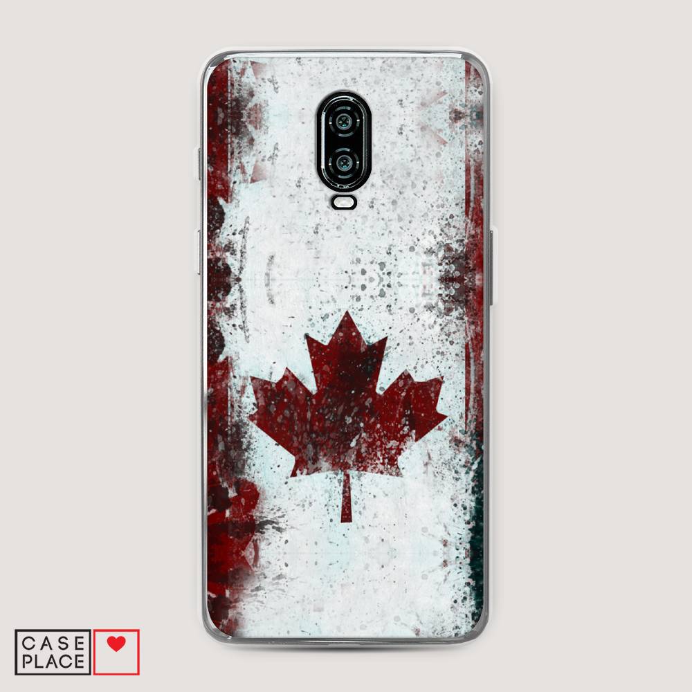

Чехол Awog на Oneplus 6T / ВанПлас 6T "Канада", Белый;красный;черный, 150650-5