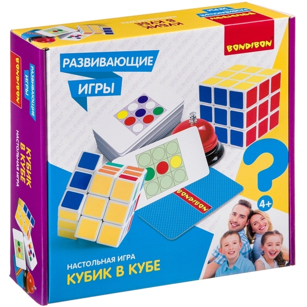 

Развивающие игры Bondibon КУБИК В КУБЕ, BOX 25,5х6,5х25,5