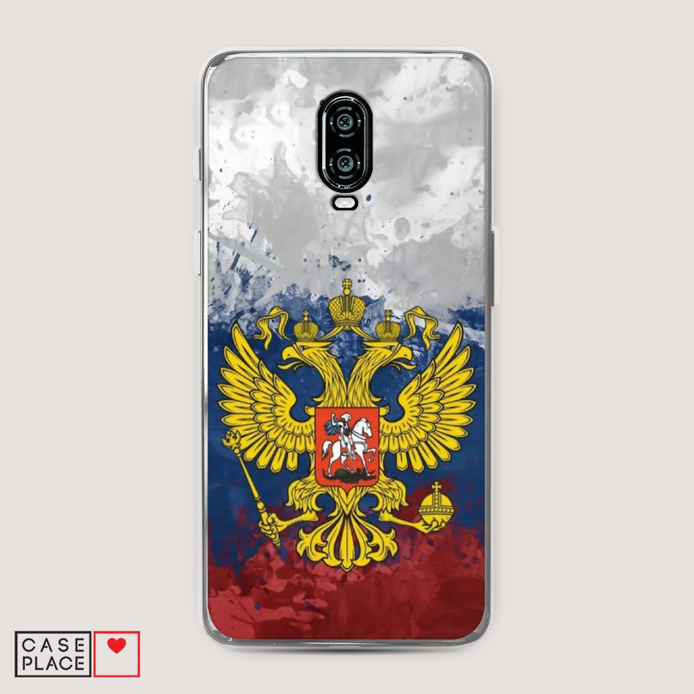 

Чехол Awog на Oneplus 6T / ВанПлас 6T "РФ", Белый;синий;красный, 150650-5