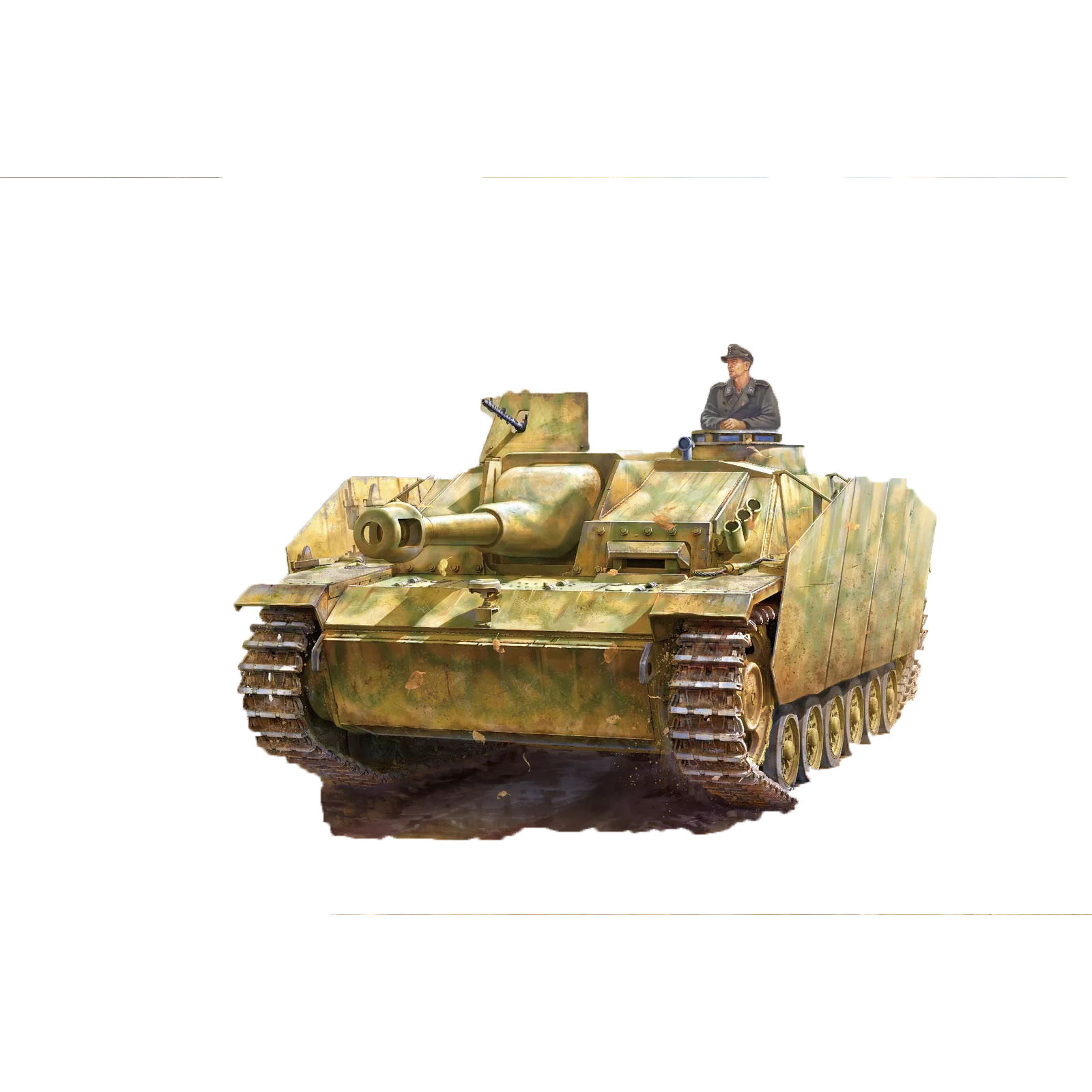

Немецкая САУ Border Model 1/35 StuH 42 Ausf G Поздняя с полным интерьером BT-036