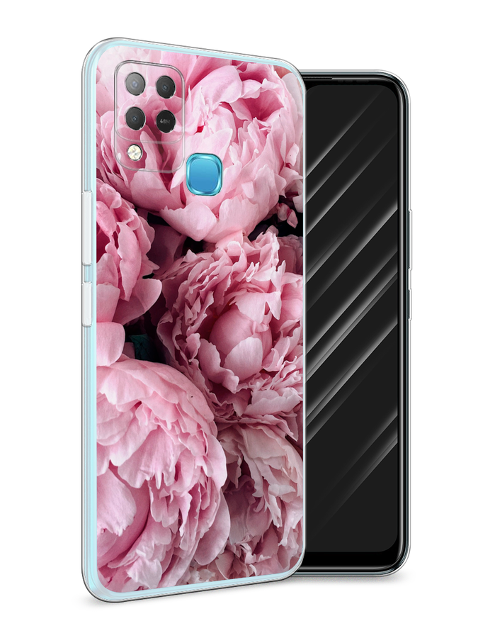 

Чехол Awog на Infinix HOT 10S "Нежные пионы", Разноцветный, 3100250-8
