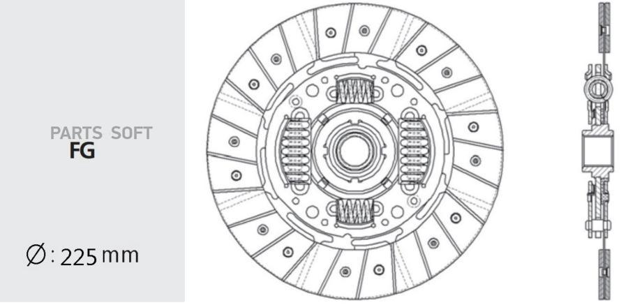

Диск Сцепления Ssangyong Musso (93-) (662n) Sy09 Valeo phc арт. SY09